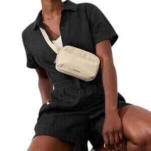 Athleta linen romper